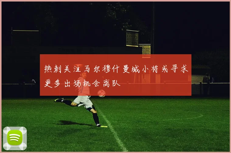 热刺关注马尔穆什曼城小将或寻求更多出场机会离队